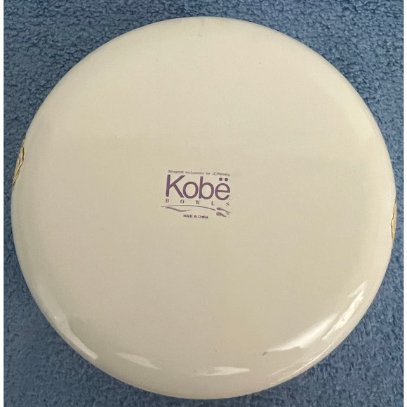 Vintage 1980's Kobe Porcelain Enamelware Set of 3 Nesting Bowls - Picture 4 of 6